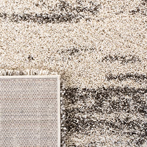 Tapete Safavieh Hudson Shag 2x3 ft Blanco y Gris miniatura 6