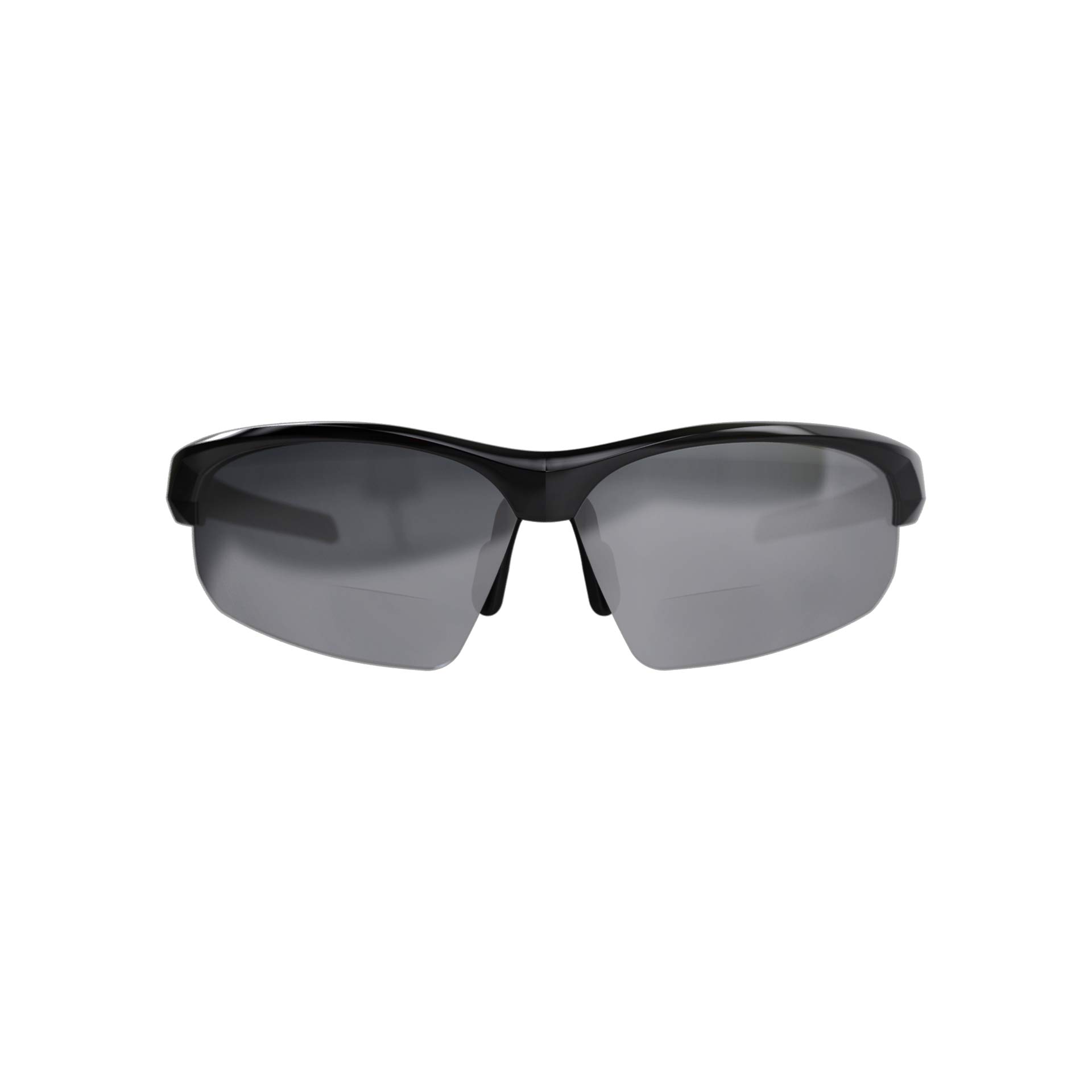 BBB Cycling - Occhiali da Bici Impress Reader - Lenti da Finestra per la Lettura - Ponte nasale Regolabile - Accessori per Bici - Leggero - Nero Lucido BSG-59