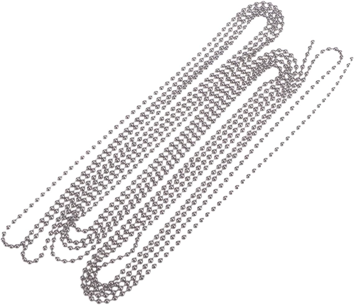 Stainless Steel Ball Chain Connectors Diameter Jewelry Making Chain Links Connectors