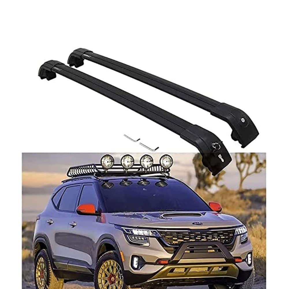 Buy Car Roof Rack Rail Cross Bars for KIA Seltos 20202021, Auto