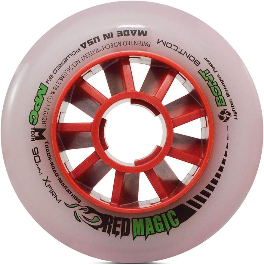 BONT RED Magic Wheels (90MM)-image-13