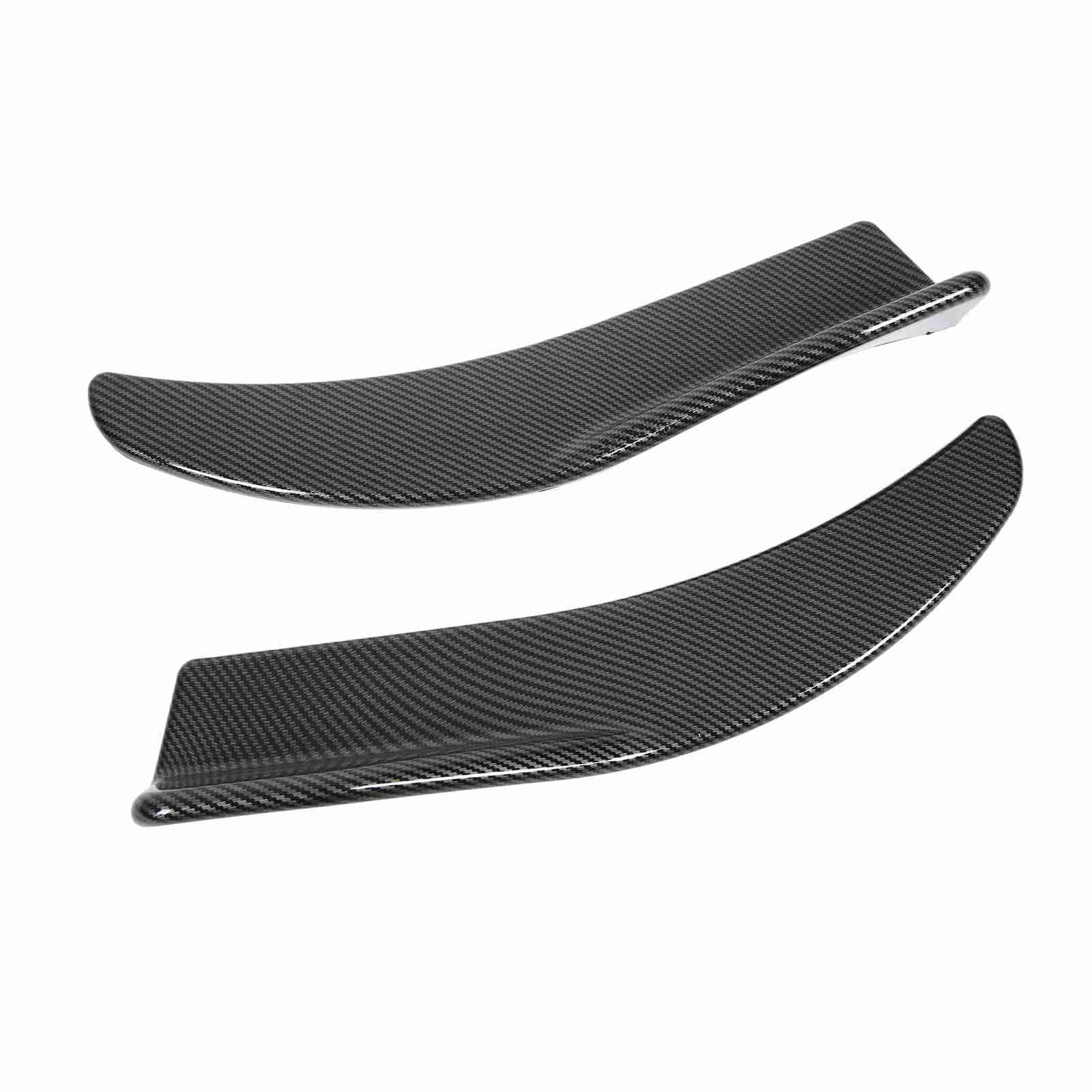 2 pezzi Spoiler per il bagagliaio posteriore, spoiler a forma di ala per il bagagliaio universale, 41,5 cm Lip per ridurre la resistenza al per berline e hatchback, spoiler p (Stile fibra di