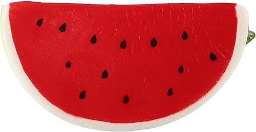 Miniatura 6 de Juguete antiestrés de sandía Anboor de 5.5 pulgadas, kawaii, perfumado, para coleccionistas, de color al azar (1 unidad)