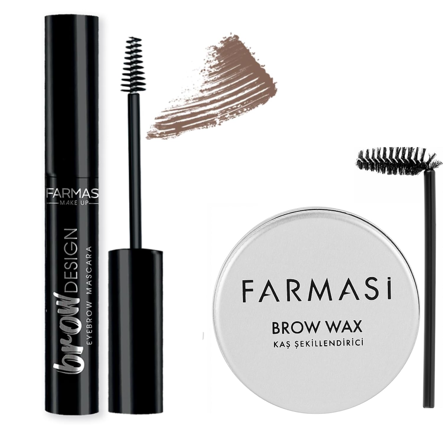 Farmasi Brow Set: Brow Wax & Brown Design Mascara (Blonde)