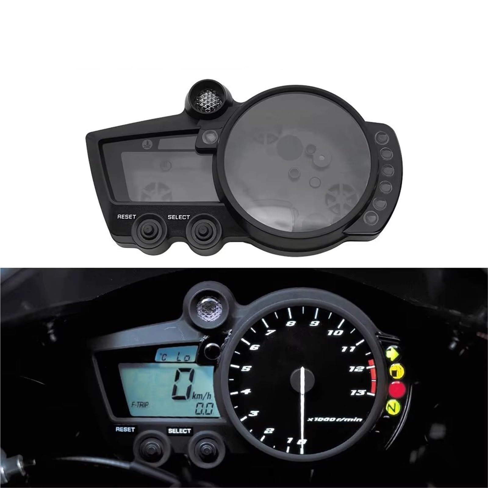 Marco Instrumento Compatible Con Yamaha Para YZF Para R1 R6 R6S Velocímetro Cubierta De La Carcasa Del Instrumento