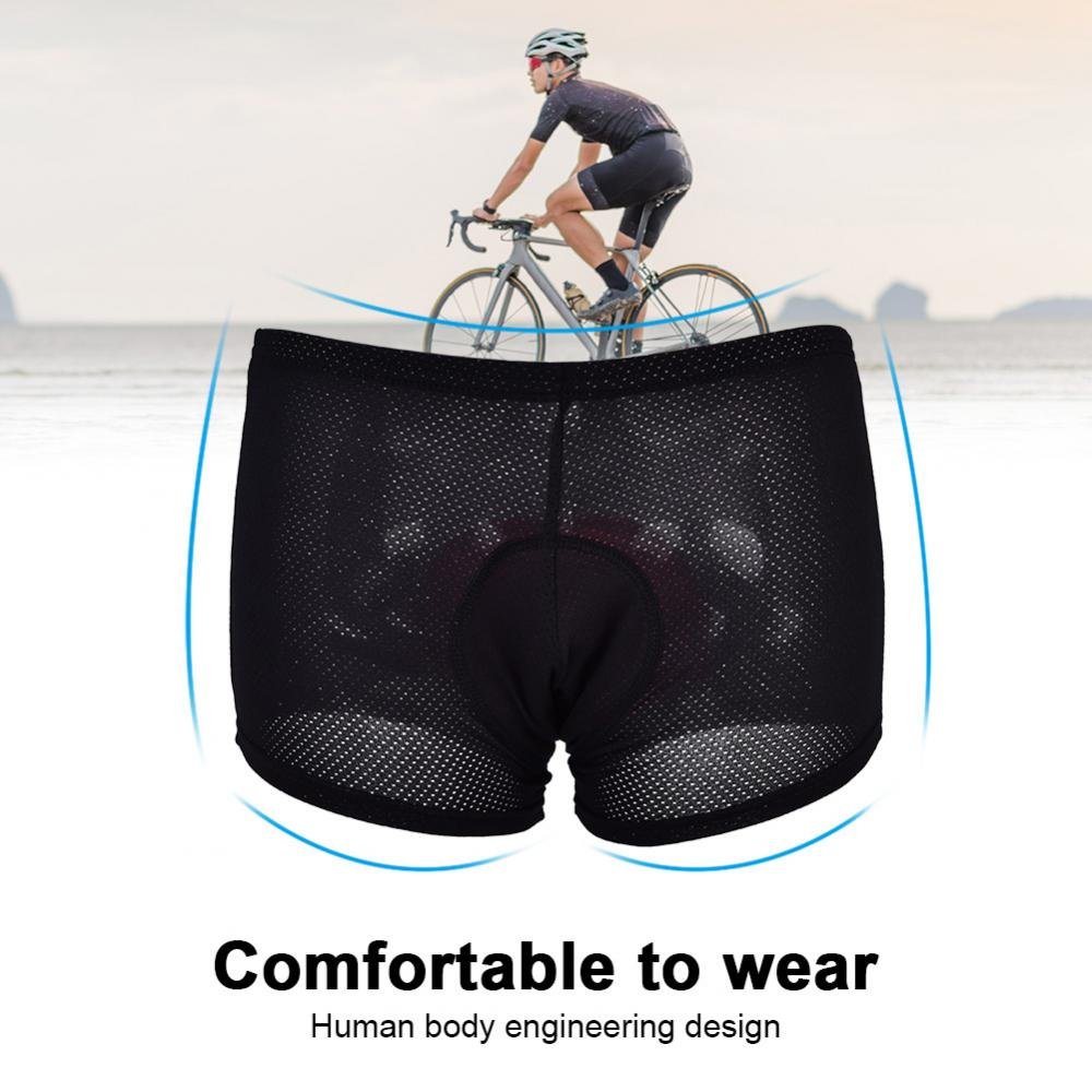 Bielizna rowerowa, Unisex Outdoor Cycling Underwear 3D wyściełane spodenki rowerowe do jazdy na rowerze (M)