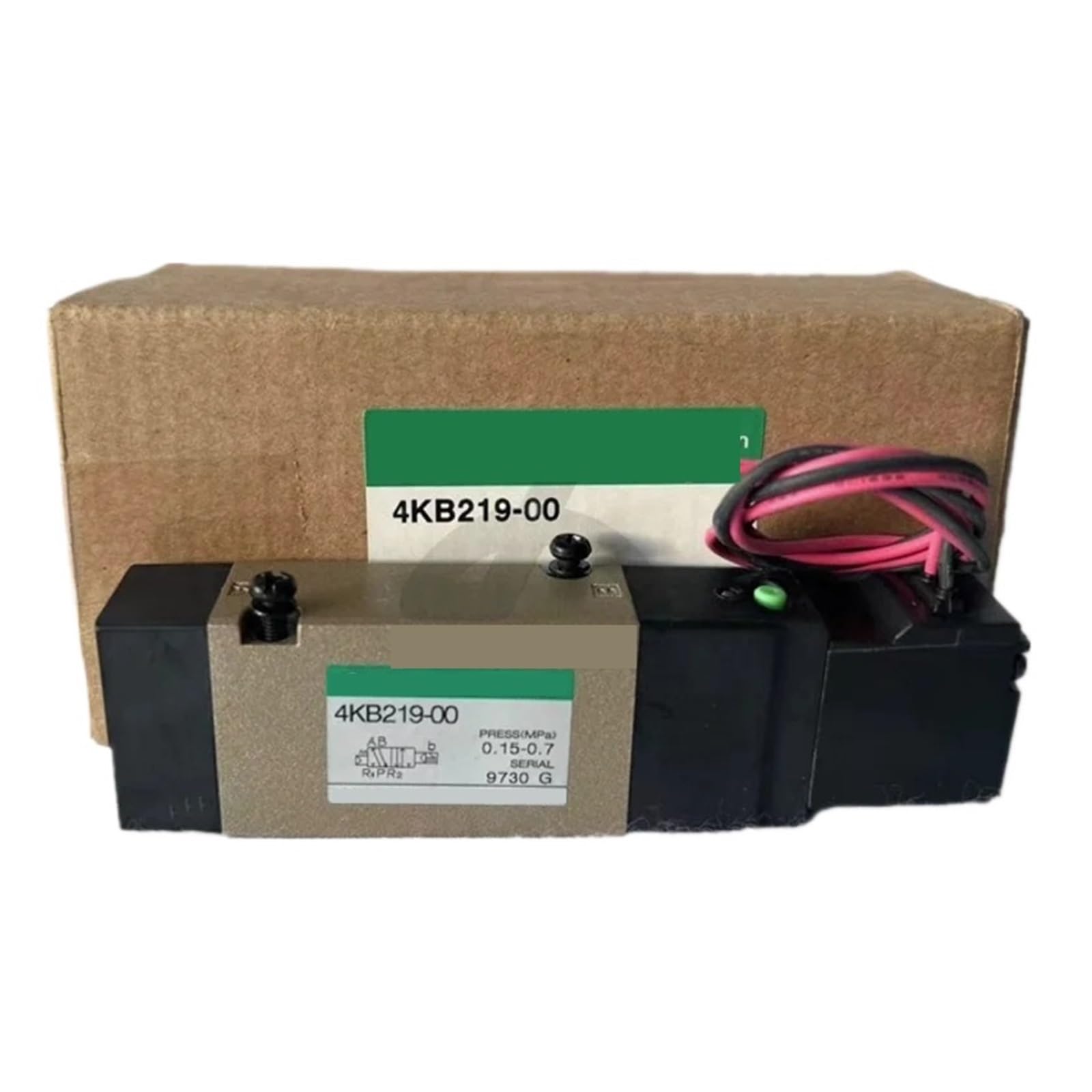 Électrovanne 4KB118-00-LS résout les fuites d'air, distributeur de rechange DC24V stable