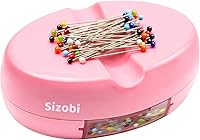 Vista 13 de Sizobi Soporte magnético para pasadores, sostiene de forma segura clips de metal para el cabello y clips de papel, cojines magnéticos para coser