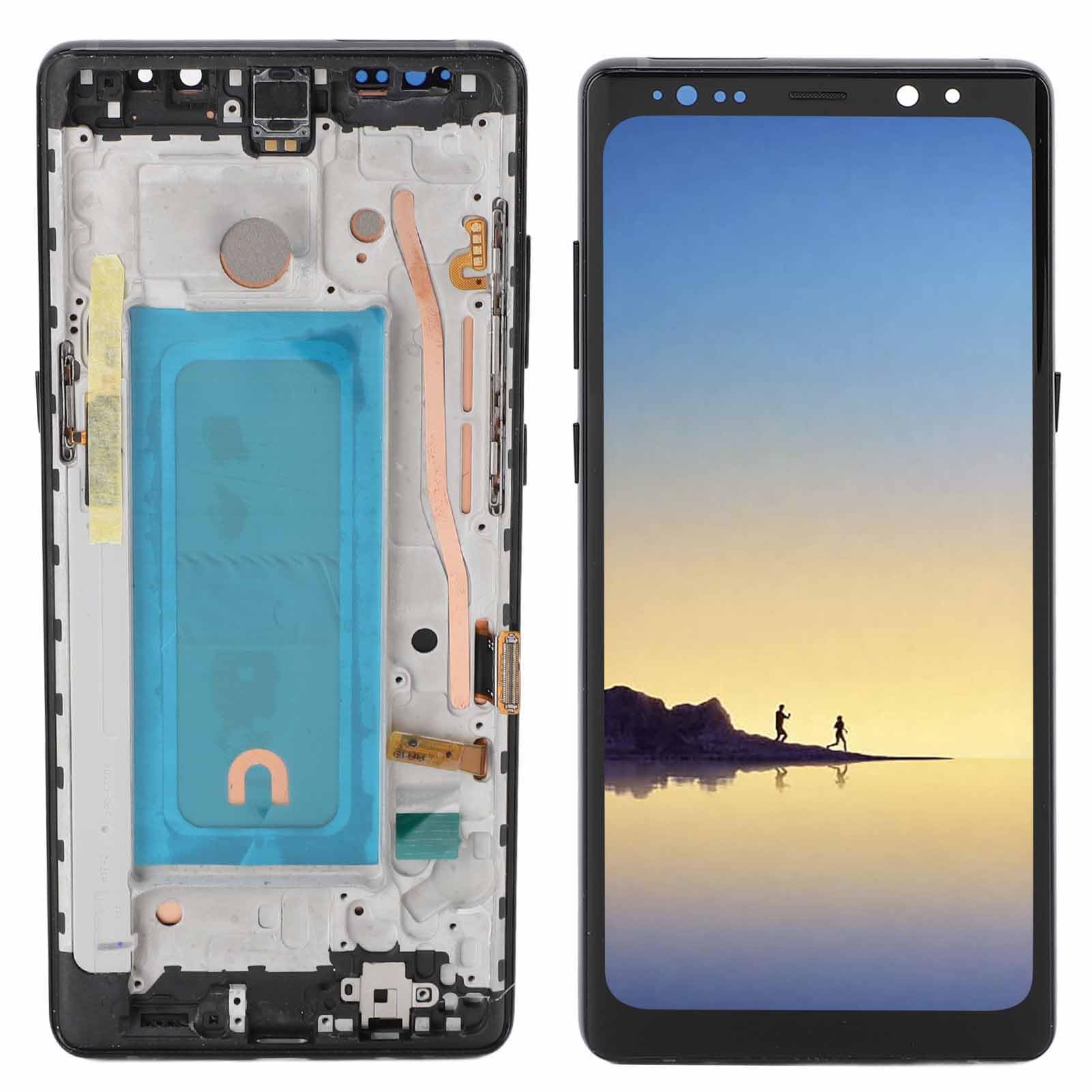 for Note 8 Screen Replacement with Frame & Repair Tools, Phone Display Digitizer TFT LCD Touch Screen Assembly for Note 8 (Gold)