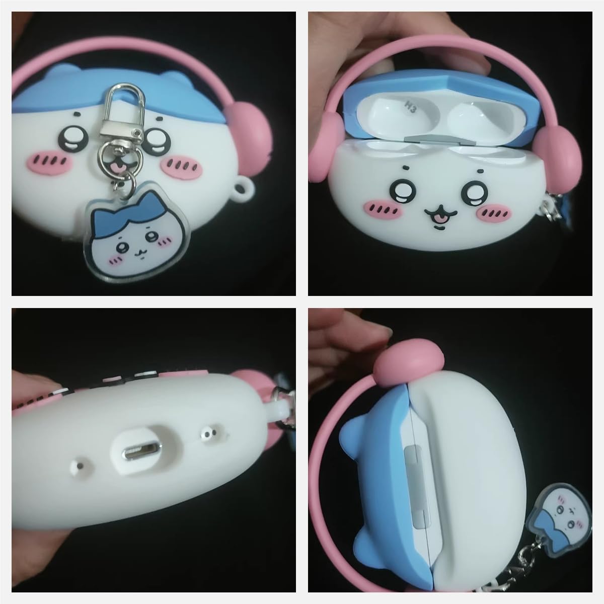 Amazon.co.jp: ちいかわ AirPodsケース ハチワレ イヤホンケース
