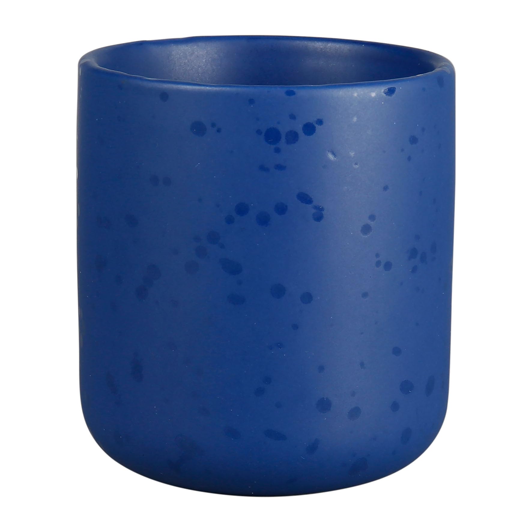 GENEVIEVE LETHU 536232 Stoneware Tumbler 16 cl - MINUIT Collection - Diameter 6 cm H 7 cm - Matt Blue