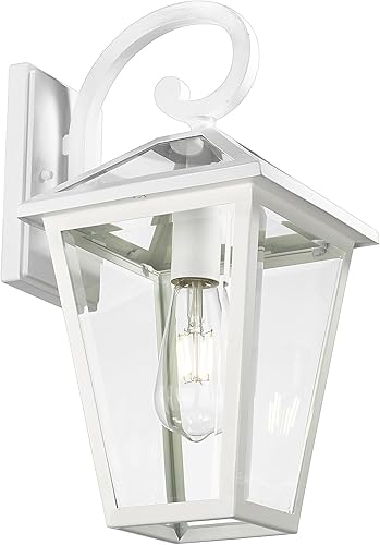 Miniatura 64 de Lámparas de pared para exteriores, faroles de pared exterior impermeables con vidrio, apliques de pared exterior, luces de porche delantero