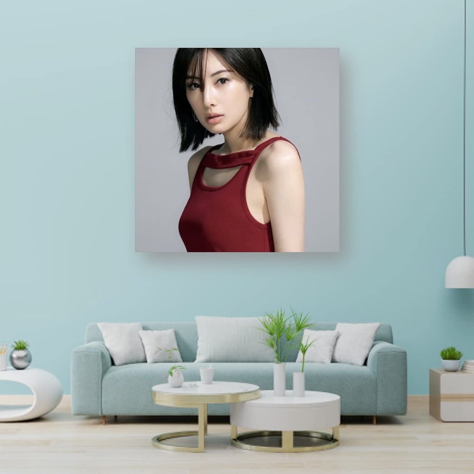 北川 景子 写実水彩画 Amazon.co.jp: 北川景子写真ビキニ水着貧乳絵画ポスター