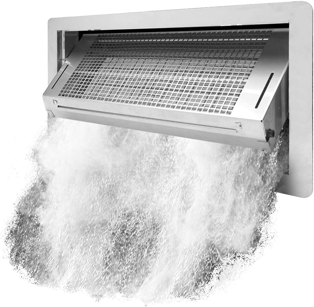 Smart Vent Dual Function, Engineered Foundation Flood Vent, FEMA Compliant and ICC-ES Certified Model 1540-510… (Stainless Steel)