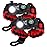 Nexfinity One Survival Paracord Bracelet - Tactical Emergency Gear Kit with SOS LED Light, 550 Grade, Adjustable, Multitools, Fire Starter, Compass, and Whistle - Set of 2 (Red)