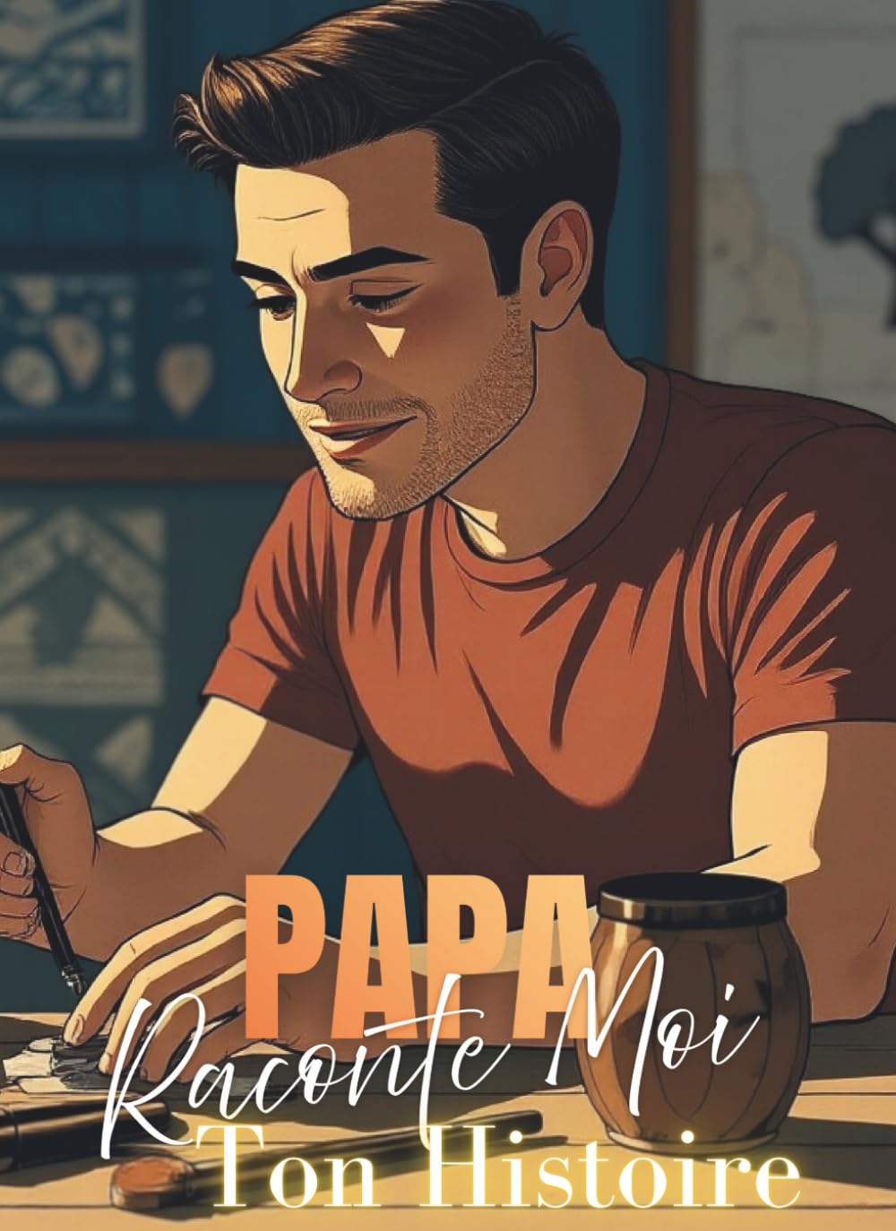 PAPA RACONTE-MOI TON HISTOIRE: Livres souvenir à remplir idée cadeau pour noël, l'anniversaire ou la fête des pêres, conserver héritage de la famille