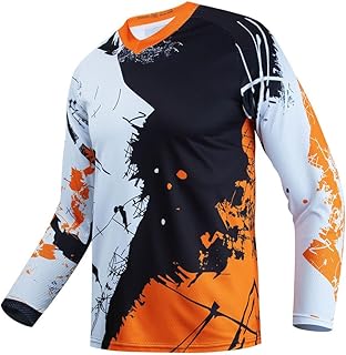 Youth Long Sleeve Dirt Bike Jersey: Kids Motocross & Offroad Racing Shirt