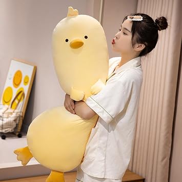 Body Pillow, Plush Toy, Long Throw Pillow, Body Pillow, Animals, Sleeping Pillow, Backrest, Waist Pillow, Toy, Cushion, Soft, Fluffy, Plush, Soft to the Touch, Sleep Aid Goods, Cute, Sewn Cover