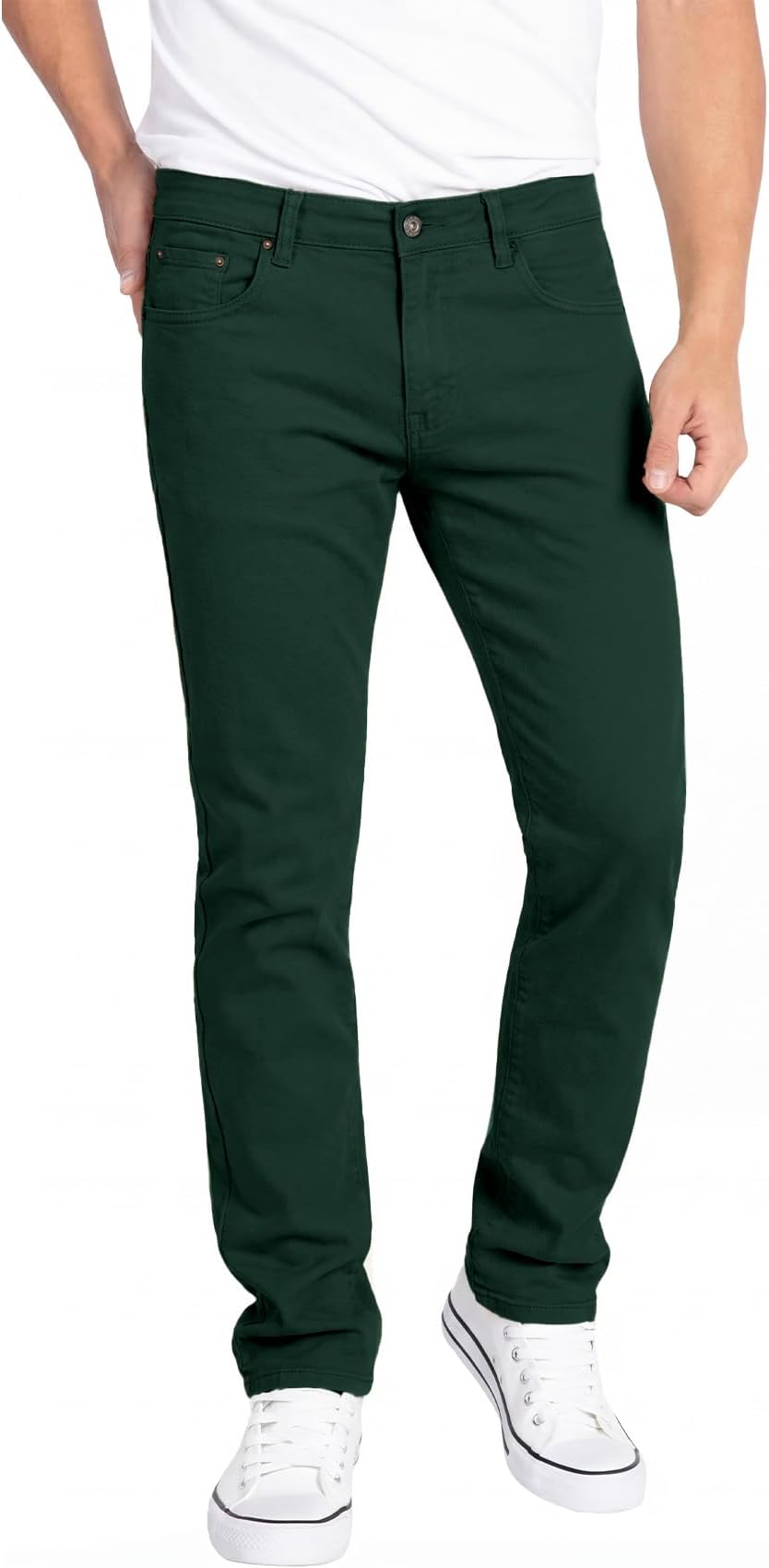 WULFUL Men's Slim Fit Skinny Stretch Comfy Jeans Denim Pants