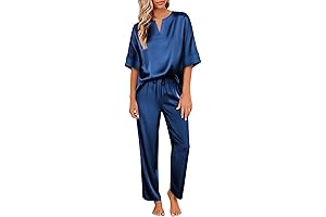 Soft Silk-Like Women's Satin Pajama Set