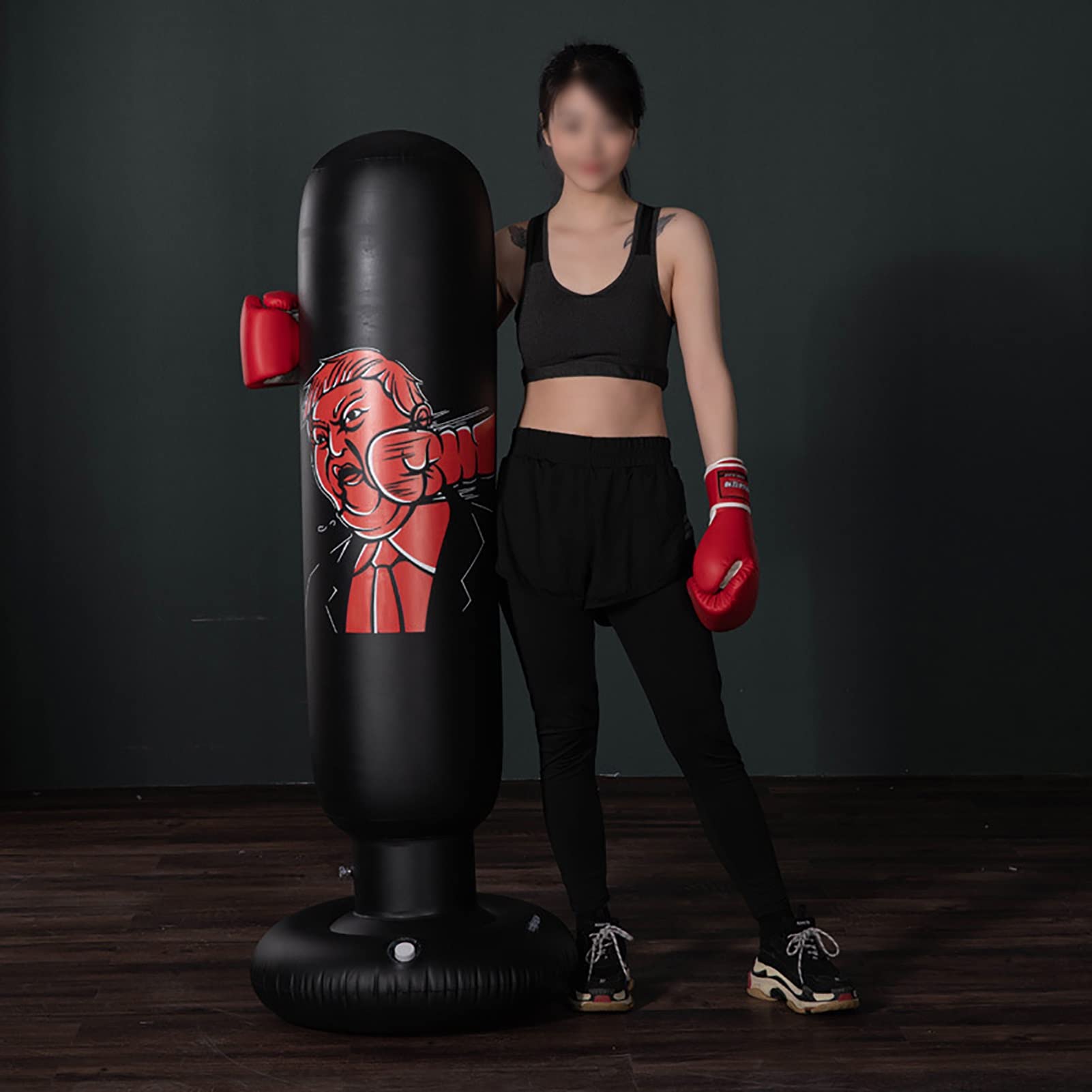 ZephyrCraft Sacco Da Boxe Gonfiabile Per Bambini 160cm - Per Karate, Taekwondo, MMA, Dai 6 Anni