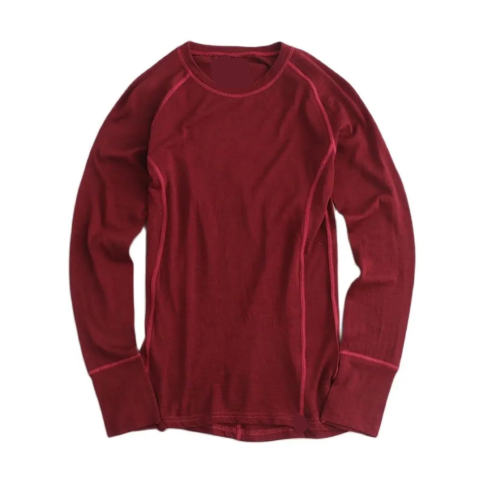 Peso Ligero 180G de Las Mujeres Superiores e Inferiores la Ropa Interior térmica Lanas determinadas Capa Base Calientes para Esquí,Moto