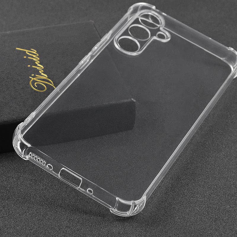 Image of for Samsung A34 5G,Samsung A34 5G Phone Case Clear Transparent Reinforced Corners TPU Shock-Absorption Flexible Cell Phone Cover for Samsung A34 5G - Transparent