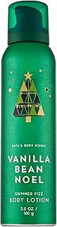 Bath and Body Works VANILLA BEAN NOEL Shimmer Fizz Body Lotion 3.5 Ounce (2018 Edition) - coolthings.us
