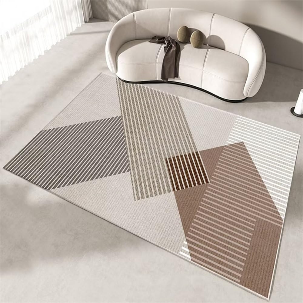 Tapis de salon moderne pour décoration de maison 180x250cm en flanelle