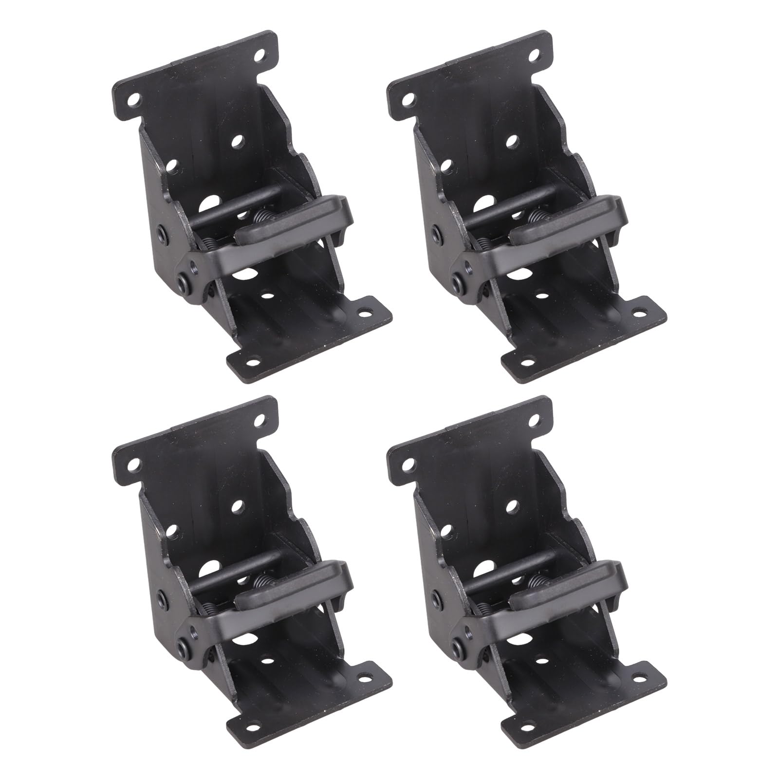 Buxuaaaa A 4Pcs Self-Lock Folding Hinge Replacement Folding Table Legs Brackets Extension Hardware Enduring Furniture Hardware
