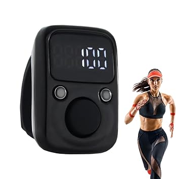 Tally Counter - Waterproof Smart Finger Counter, Handheld Digital Clicker | Portable Counting Device for Sporting Events, Lap Trackers, School Activities, Team Training, Scorekeeping and Daily Use