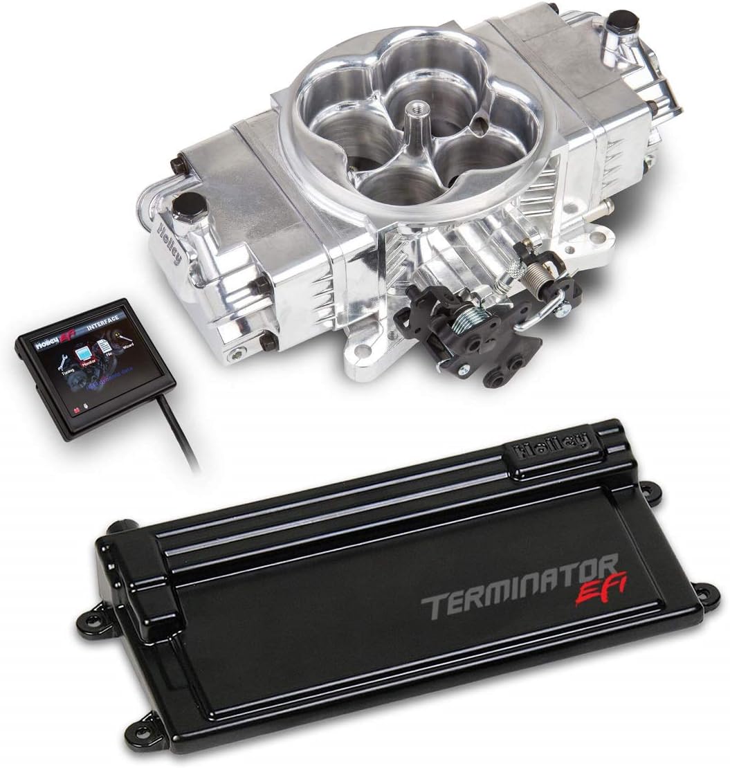 Amazon Holleyターミネーター ステルス EFIキット GMトランスミッションコントロール付き 4 BBL スロットルボディ燃料