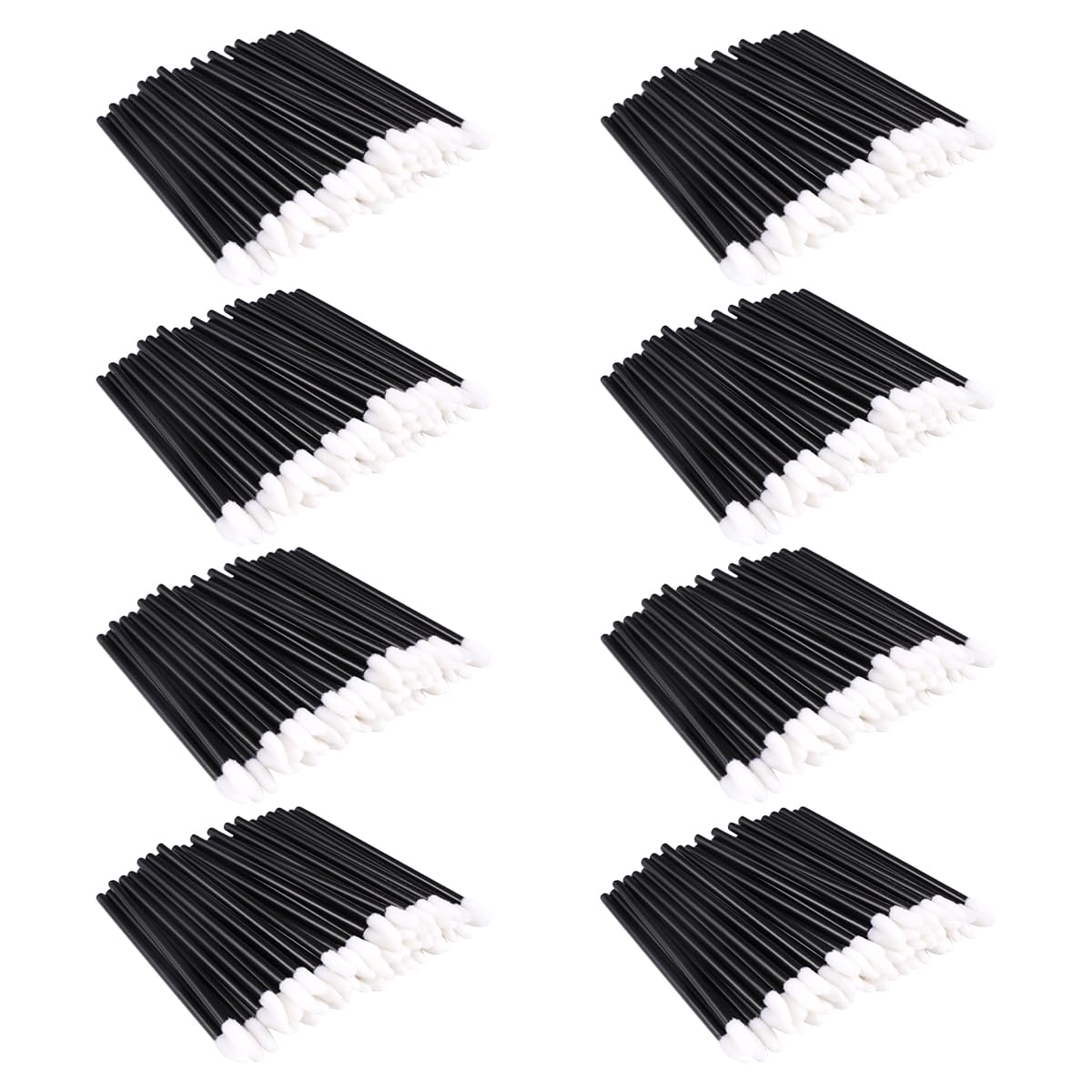 400 Piezas Cepillos Para Maquillaje de Labios, Pincel Labios de Brillo en áNgulo para Una Aplicación Uniforme De Pintalabios, Corrector, Base de Maquillaje, Rímel, Esmalte de Uñas y Tratamiento Local