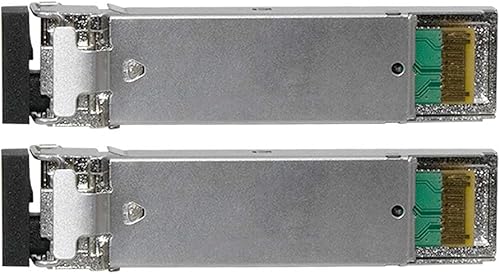 Miniatura 4 de Un par de 1.25G SFP Bidi solo transceptor 1310nm1550nm SMF LC conector hasta 12.4 mi para interruptores abiertos