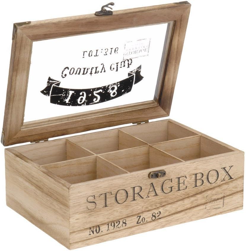 ToCi tea box with 6 compartments