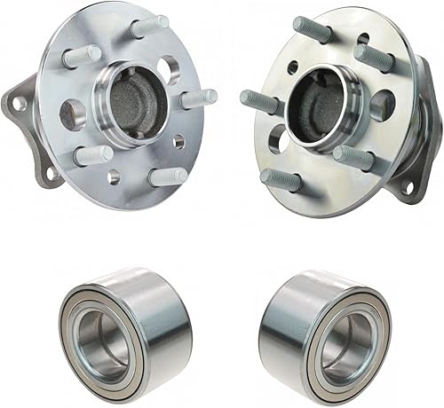 Vista 770 de TRQ Juego de 2 rodamientos y bujes de rueda trasera izquierda y derecha compatible con Ford Expedition 2007-2010 Lincoln Navigator 2007-2010