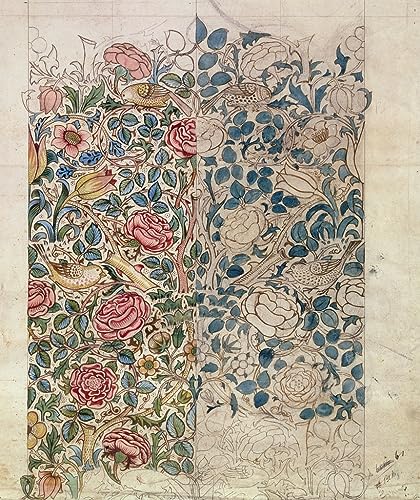 Graffiti Art Mural Conception de roses William Morris Poster 60x90