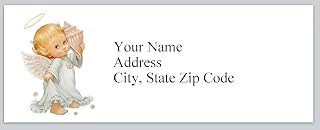 120 Personalized Return Address Labels Cute Baby Angel (bx 106)