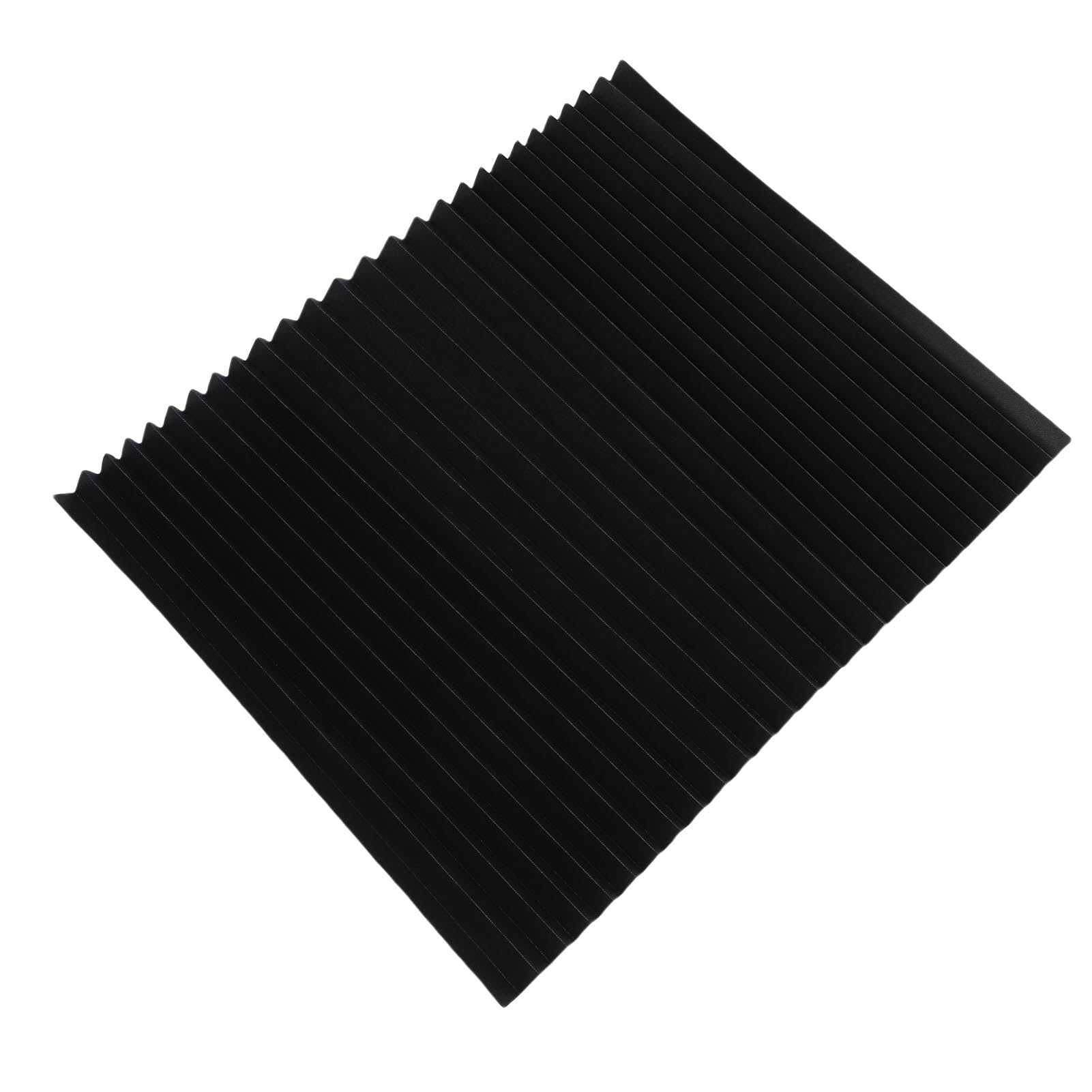 Persianas para RV, Blackout Totalmente Tela No Tejida Sin Perforación Adhesivo Persianas para Ventanas de Autocaravanas, con Cinta de Sujeción para RV Remolque de Viaje Ventanas (Negra)