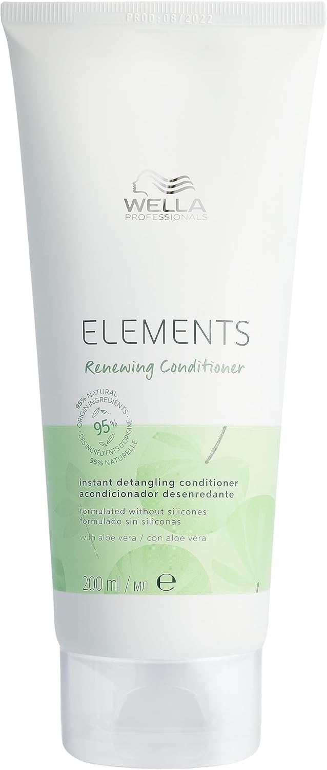 Wella Professionals ELEMENTS Renewing Balsamo - Innovazione Wella per capelli wow - Balsamo capelli con aloe vera e vitamina E