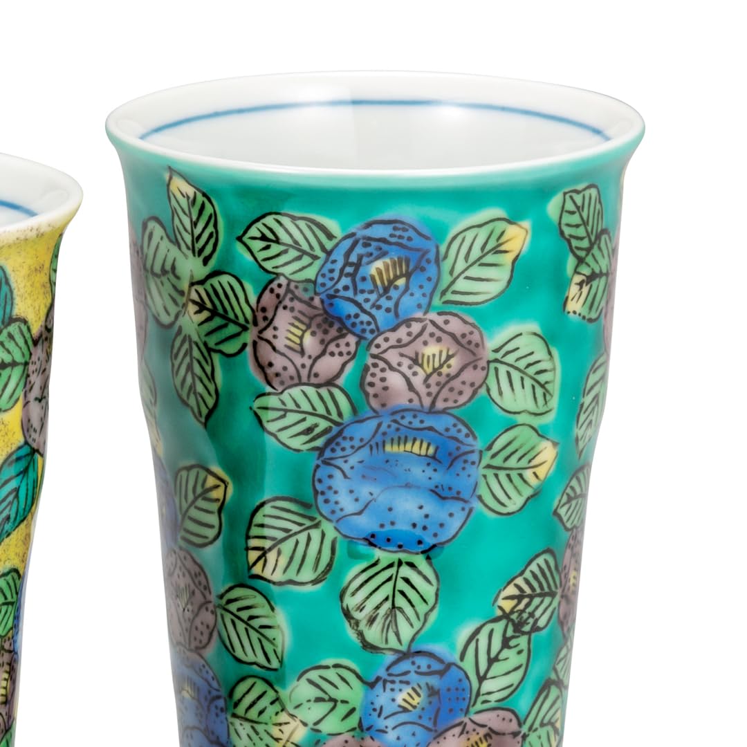 Amazon｜九谷焼いわたや(Kutaniyakiiwataya) ペアフリーカップ・椿 K8