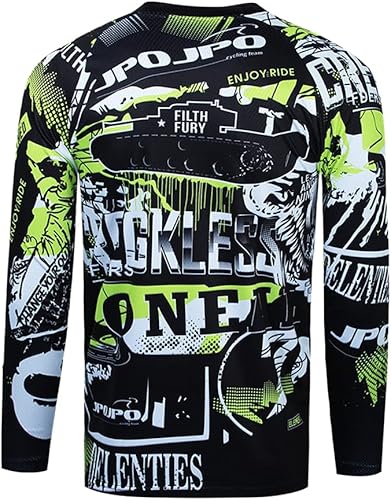 Miniatura 3 de Ciclismo Jersey Hombres MTB Motocross Gear Downhill Racing Shirt Mountain Bike Wear