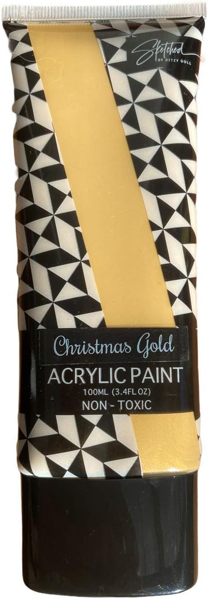 Sketched CHRISTMAS GOLD 100ML ACRYLIC PAINT