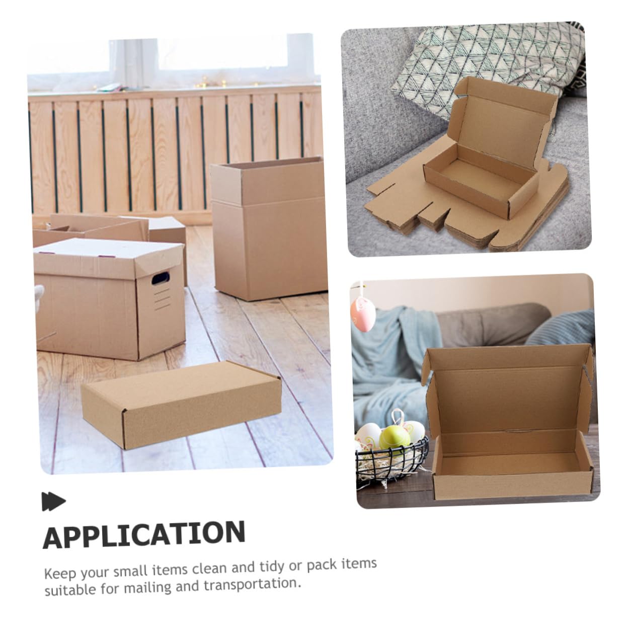 PLAFOPE Shiing Box Umzugskartons Aus Wellpappe 25 Stück Paketkarton Für Den Versand