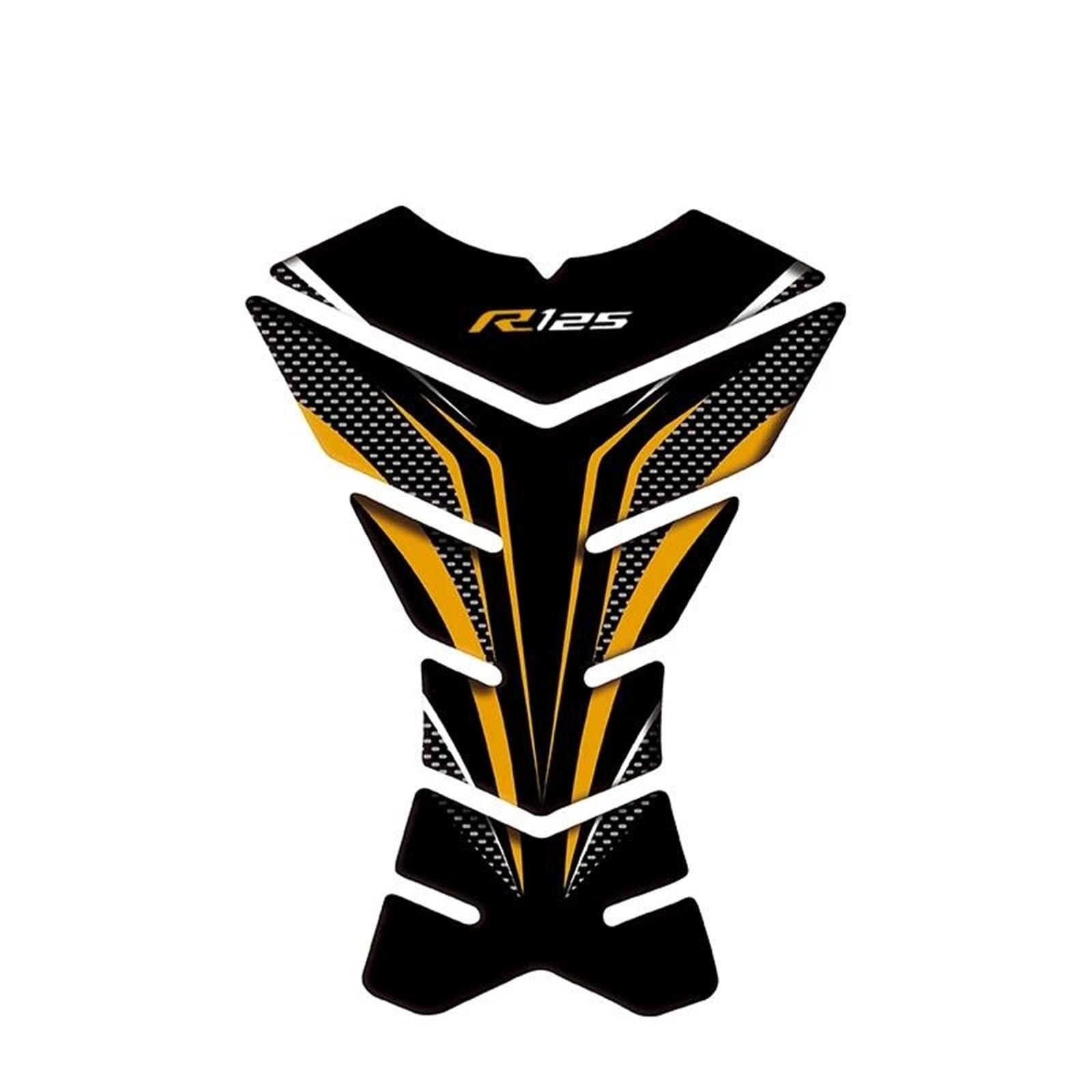 Motorcycle Accessories Sticker Decoration Decal Kit Gasoline Tank Pad Protector for Yamaha YZF R125 Accessories(Color19)