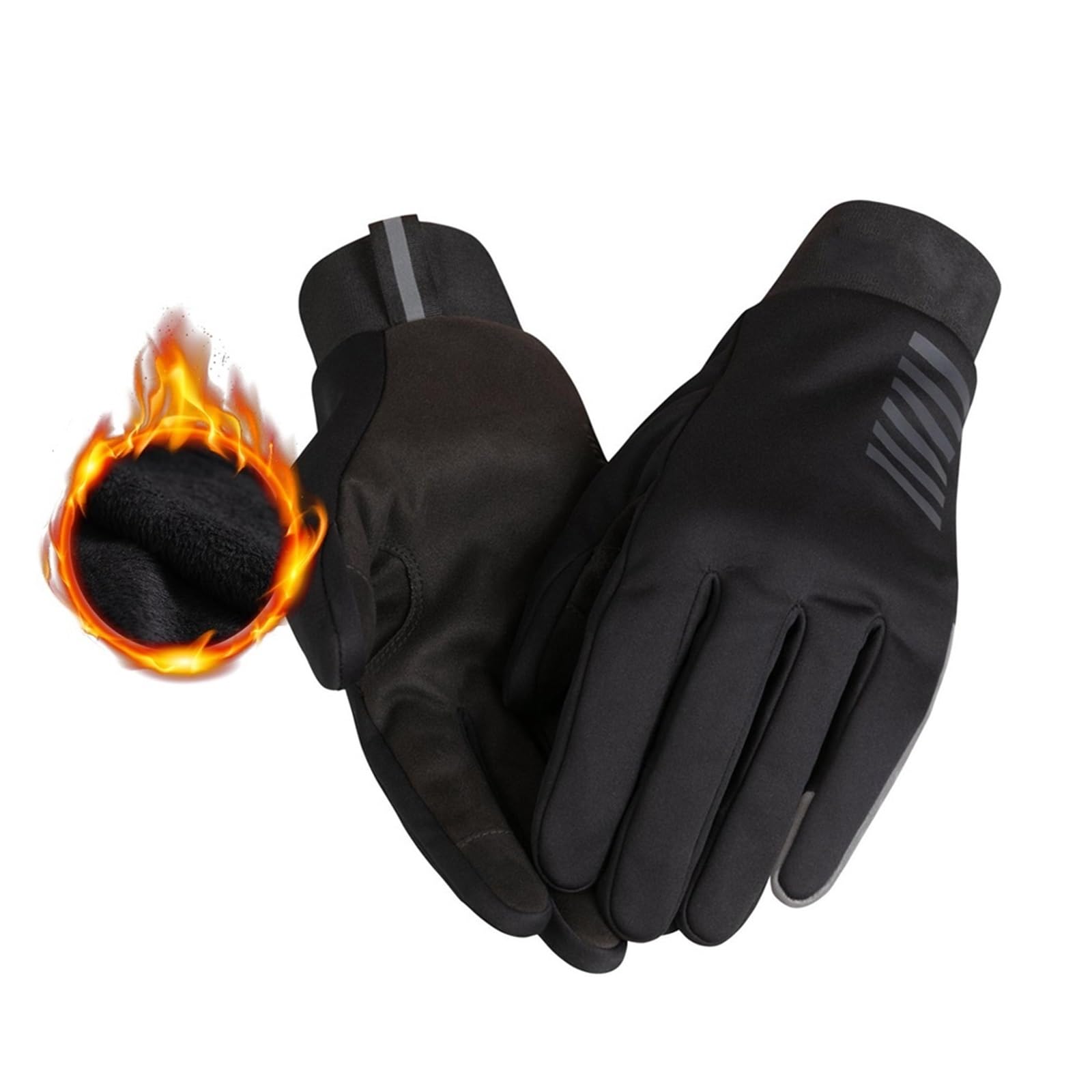 Fahrradhandschuhe, wasserdichte Winter-Vollfingerhandschuhe for Skifahren im Freien