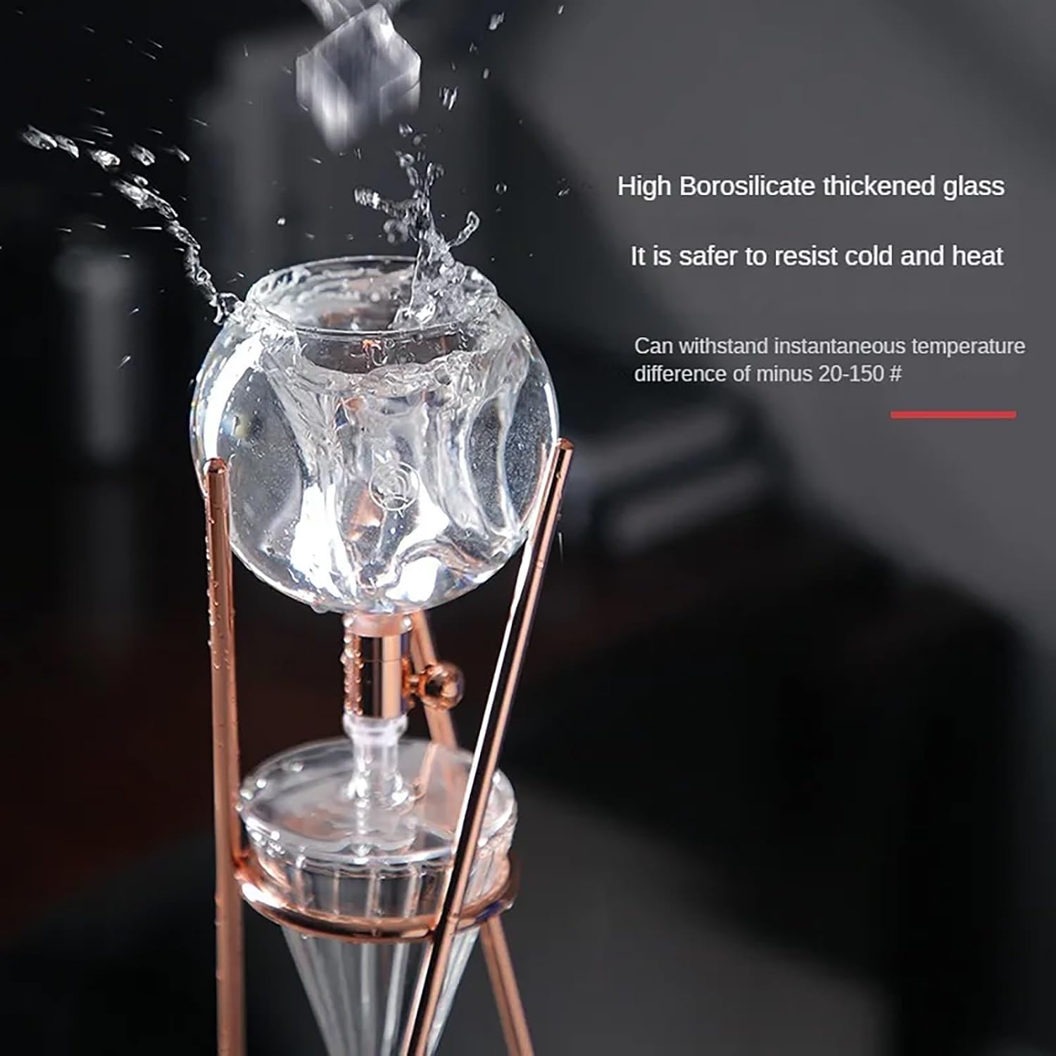 500ml Metal Ice Coffee Machine Cold Brew Dripper Ice Cold Brew Dripper,Ice Drip Coffee Maker Coffee Cooler,Cold Brew Coffee Maker