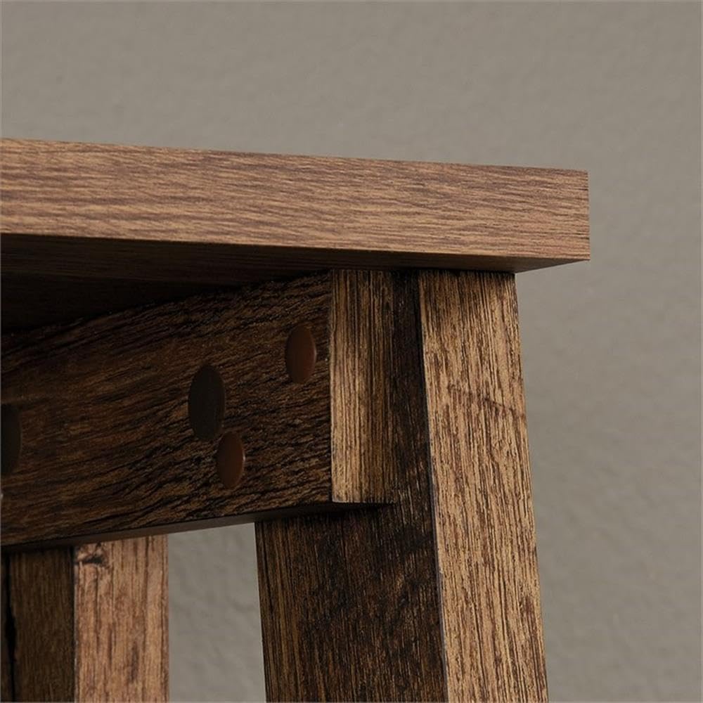 Pemberly Row 5-Shelf Transitional Engineered Wood Bookcase, 71.14 in H x 23.54 in W x 16.61 in D, Vintage Oak Finish, Open Shelves, Versatile Home Office, Living Room or Bedroom Storage
