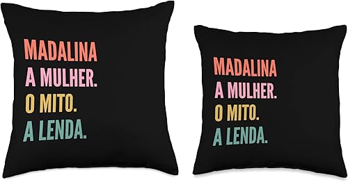 Miniatura 3 de Funny Portuguese First Name Design - Madalina Throw Pillow