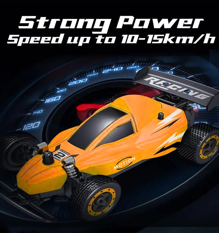 Image of VGRASSP High Speed 1:20 Scale Racing Sports Car Toy for Kids with Full Function Long Range 2.4 Ghz Remote Control, Rechargeable Battery for RC Car - Color and Design As Per Stock